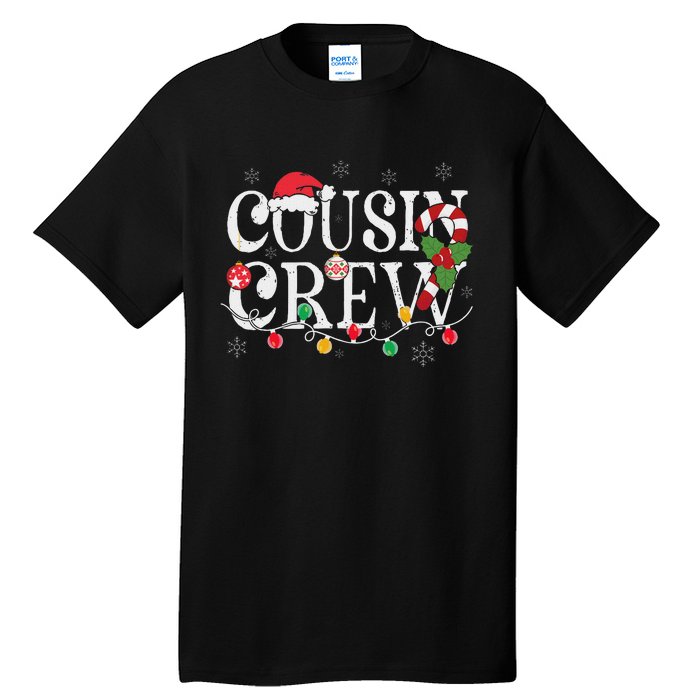 Cousin Crew Christmas Cousins Christmas Matching Family Tall T-Shirt