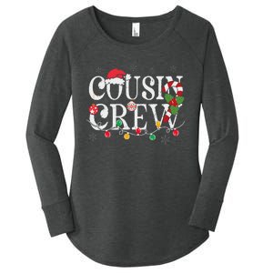 Cousin Crew Christmas Cousins Christmas Matching Family Women's Perfect Tri Tunic Long Sleeve Shirt