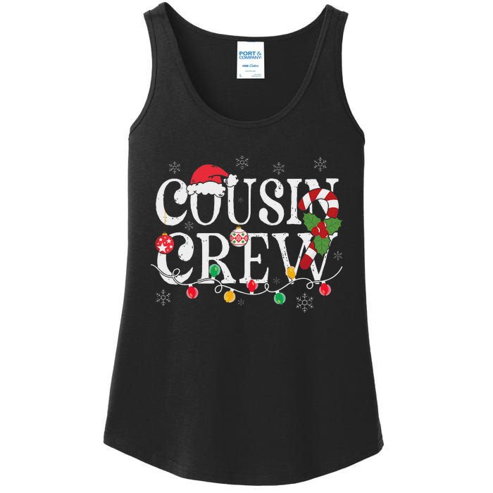 Cousin Crew Christmas Cousins Christmas Matching Family Ladies Essential Tank