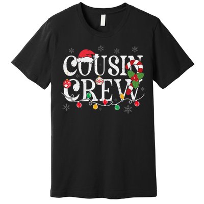 Cousin Crew Christmas Cousins Christmas Matching Family Premium T-Shirt