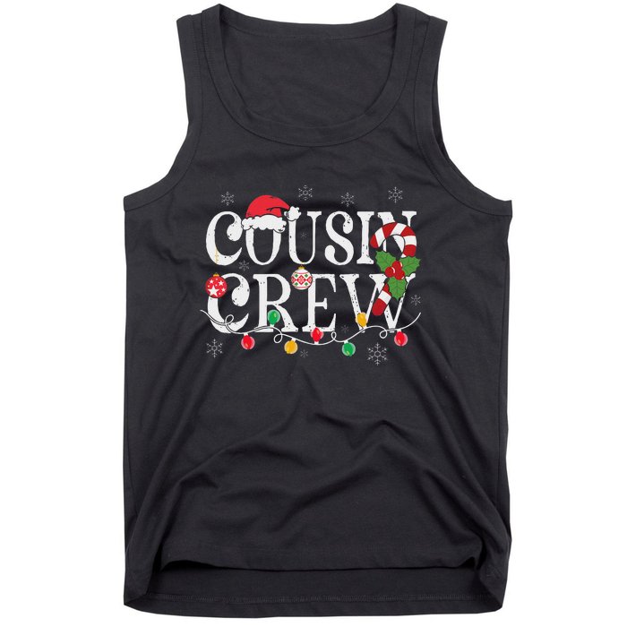 Cousin Crew Christmas Cousins Christmas Matching Family Tank Top