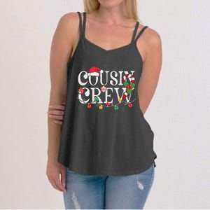 Cousin Crew Christmas Cousins Christmas Matching Family Women's Strappy Tank