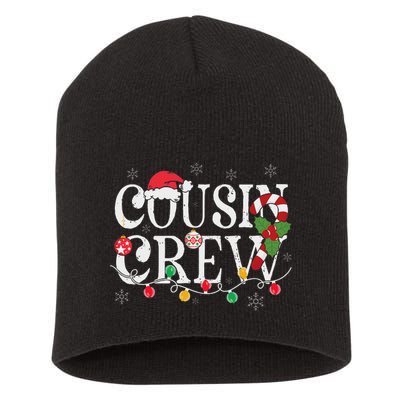 Cousin Crew Christmas Cousins Christmas Matching Family Short Acrylic Beanie