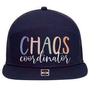 Chaos Coordinator 7 Panel Mesh Trucker Snapback Hat