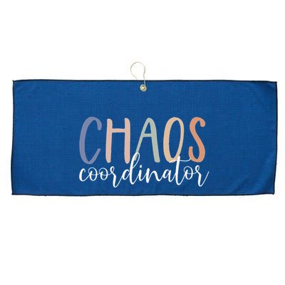 Chaos Coordinator Large Microfiber Waffle Golf Towel