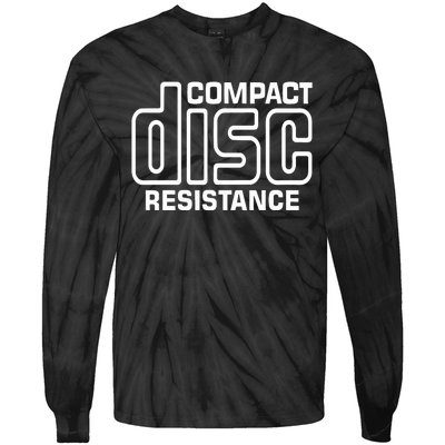 Cd Collectors Compact Disc Resistance Tie-Dye Long Sleeve Shirt