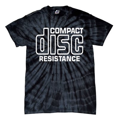 Cd Collectors Compact Disc Resistance Tie-Dye T-Shirt