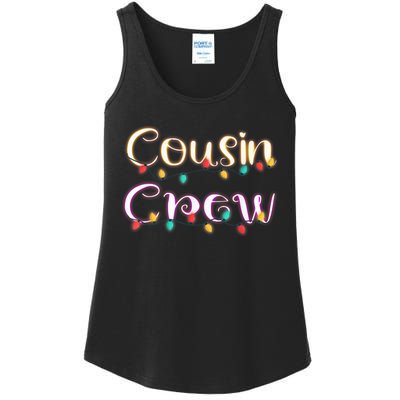 Cousin Crew - Christmas Family Member Group Cousins Ladies Essential Tank