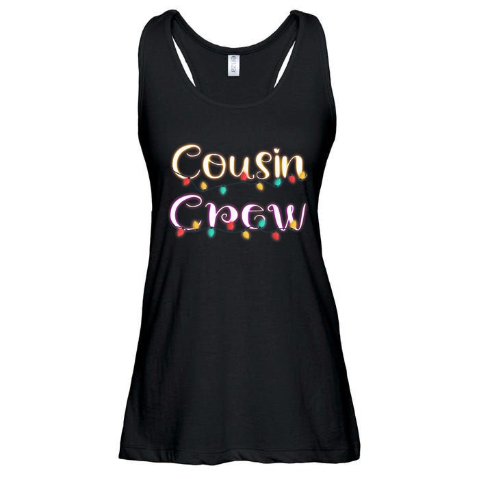 Cousin Crew - Christmas Family Member Group Cousins Ladies Essential Flowy Tank