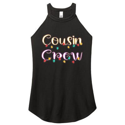 Cousin Crew - Christmas Family Member Group Cousins Women's Perfect Tri Rocker Tank