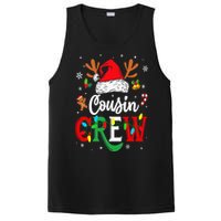 Christmas Cousin Crew Reindeer Santa Hat Lights PosiCharge Competitor Tank