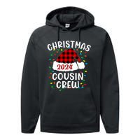 Cousin Crew Cousins Christmas 2024 Family Matching Pajamas Performance Fleece Hoodie