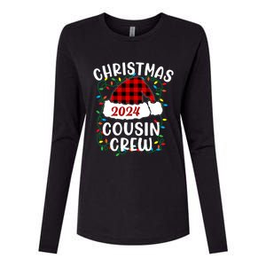 Cousin Crew Cousins Christmas 2024 Family Matching Pajamas Womens Cotton Relaxed Long Sleeve T-Shirt