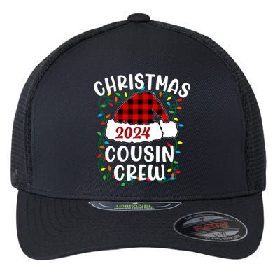 Cousin Crew Cousins Christmas 2024 Family Matching Pajamas Flexfit Unipanel Trucker Cap