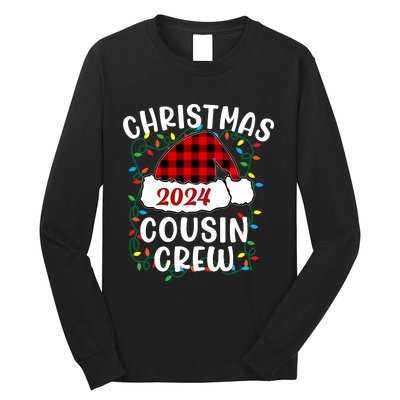 Cousin Crew Cousins Christmas 2024 Family Matching Pajamas Long Sleeve Shirt