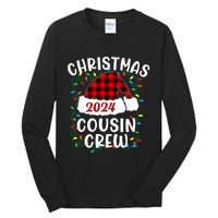 Cousin Crew Cousins Christmas 2024 Family Matching Pajamas Tall Long Sleeve T-Shirt