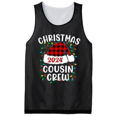 Cousin Crew Cousins Christmas 2024 Family Matching Pajamas Mesh Reversible Basketball Jersey Tank