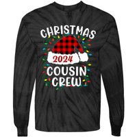 Cousin Crew Cousins Christmas 2024 Family Matching Pajamas Tie-Dye Long Sleeve Shirt