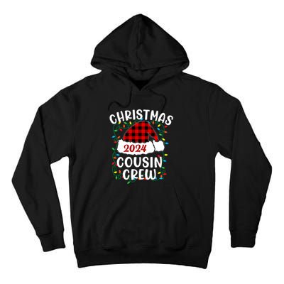 Cousin Crew Cousins Christmas 2024 Family Matching Pajamas Tall Hoodie