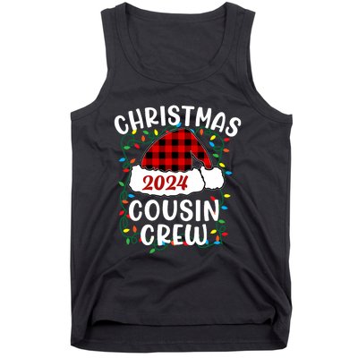 Cousin Crew Cousins Christmas 2024 Family Matching Pajamas Tank Top