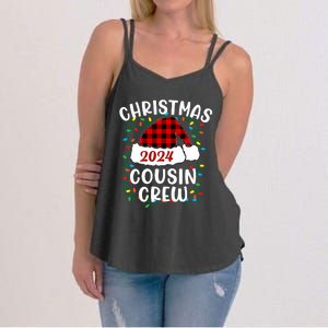 Cousin Crew Cousins Christmas 2024 Family Matching Pajamas Women's Strappy Tank