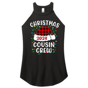 Cousin Crew Cousins Christmas 2024 Family Matching Pajamas Women's Perfect Tri Rocker Tank