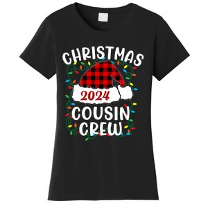 Cousin Crew Cousins Christmas 2024 Family Matching Pajamas Women's T-Shirt