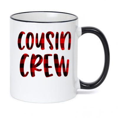 Christmas Cousin Crew Gift 11oz Black Color Changing Mug