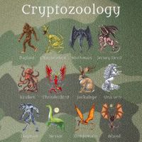 Cryptozoology Cryptid Creatures Fantasy Mythical Monsters Legacy Tie Dye Trucker Hat