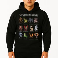Cryptozoology Cryptid Creatures Fantasy Mythical Monsters Hoodie