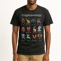 Cryptozoology Cryptid Creatures Fantasy Mythical Monsters Tall T-Shirt