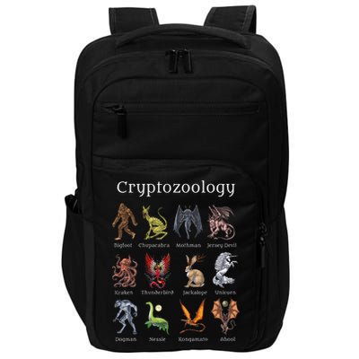 Cryptozoology Cryptid Creatures Fantasy Mythical Monsters Impact Tech Backpack