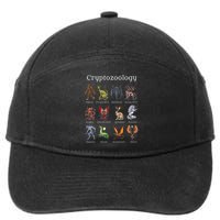 Cryptozoology Cryptid Creatures Fantasy Mythical Monsters 7-Panel Snapback Hat
