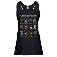 Cryptozoology Cryptid Creatures Fantasy Mythical Monsters Ladies Essential Flowy Tank