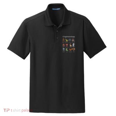 Cryptozoology Cryptid Creatures Fantasy Mythical Monsters Dry Zone Grid Polo