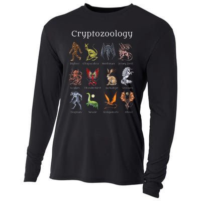 Cryptozoology Cryptid Creatures Fantasy Mythical Monsters Cooling Performance Long Sleeve Crew