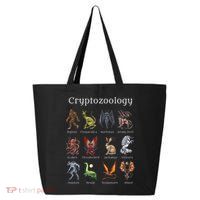 Cryptozoology Cryptid Creatures Fantasy Mythical Monsters 25L Jumbo Tote