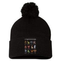 Cryptozoology Cryptid Creatures Fantasy Mythical Monsters Pom Pom 12in Knit Beanie