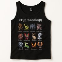 Cryptozoology Cryptid Creatures Fantasy Mythical Monsters Tank Top