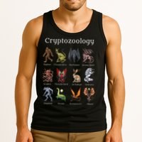 Cryptozoology Cryptid Creatures Fantasy Mythical Monsters Tank Top