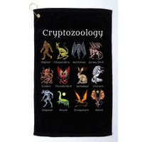 Cryptozoology Cryptid Creatures Fantasy Mythical Monsters Golf Towel