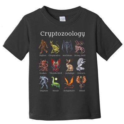 Cryptozoology Cryptid Creatures Fantasy Mythical Monsters Toddler T-Shirt