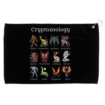 Cryptozoology Cryptid Creatures Fantasy Mythical Monsters Grommeted Golf Towel