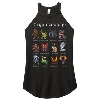Cryptozoology Cryptid Creatures Fantasy Mythical Monsters Women's Perfect Tri Rocker Tank