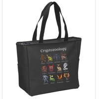 Cryptozoology Cryptid Creatures Fantasy Mythical Monsters Zip Tote Bag