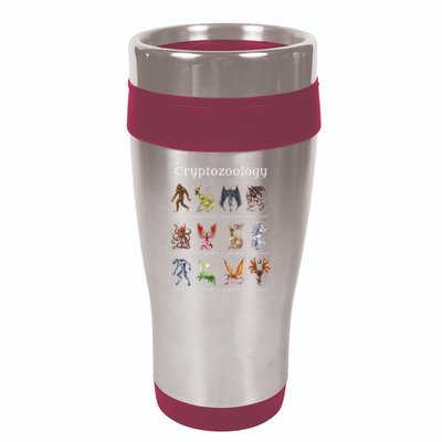 Cryptozoology Cryptid Creatures Fantasy Mythical Monsters 16oz Travel Tumbler