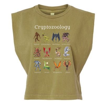 Cryptozoology Cryptid Creatures Fantasy Mythical Monsters Garment-Dyed Women's Muscle Tee