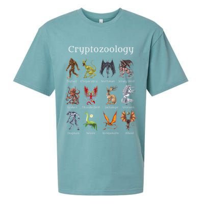 Cryptozoology Cryptid Creatures Fantasy Mythical Monsters Sueded Cloud Jersey T-Shirt