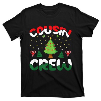 Cousin Crew Christmas Matching Xmas Santa Team Family T-Shirt