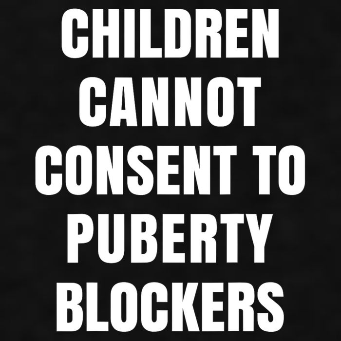 Children Cannot Consent To Puberty Blockers Ladies PosiCharge Tri-Blend Wicking Tank